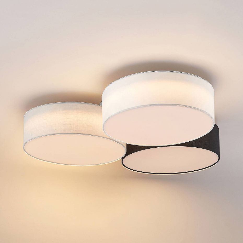 Plafonnier en textile moderneLED, Janita
