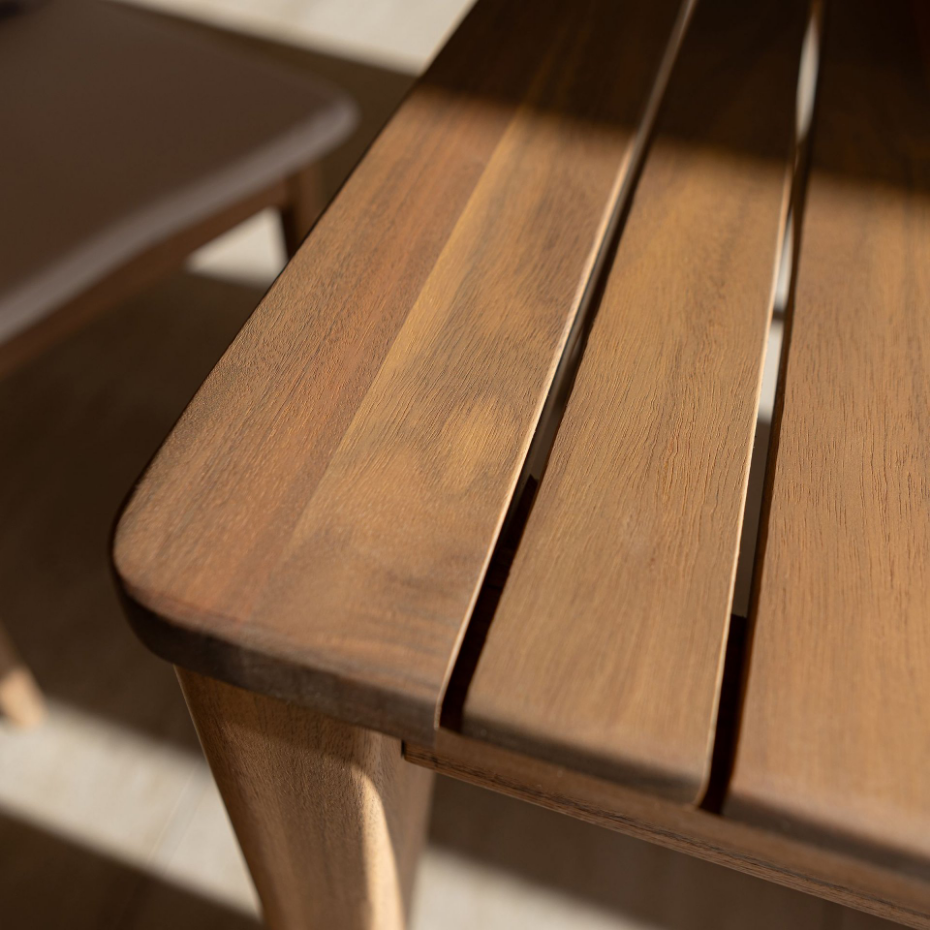 Salon de jardin table et 10 chaises en acacia, FIDJI