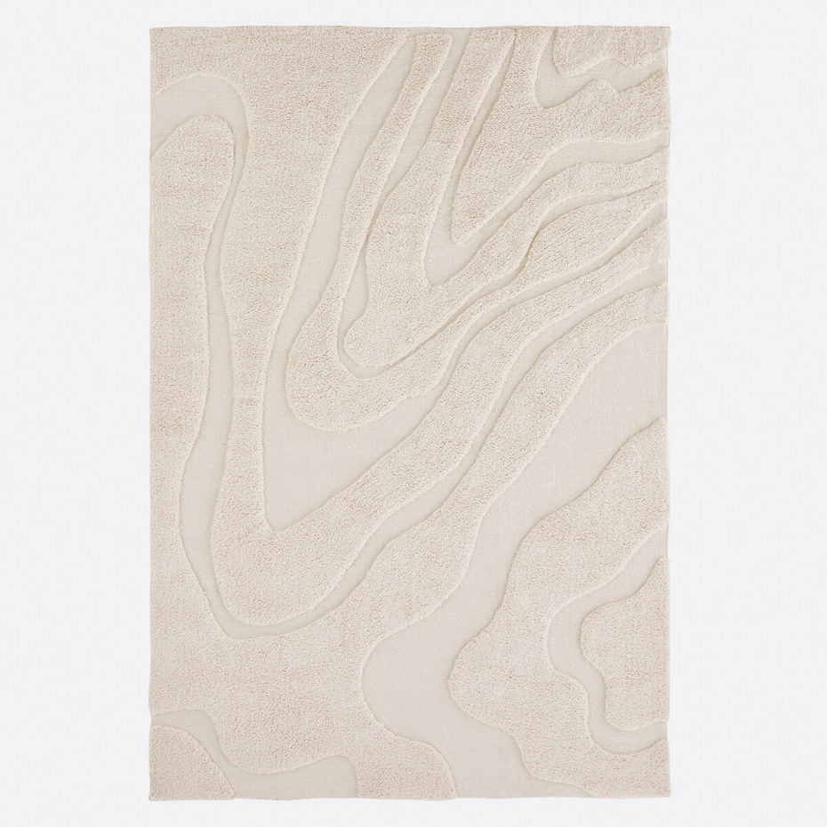 Tapis 100% coton, Limestone