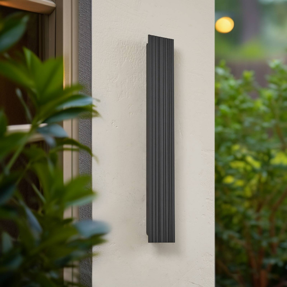 Applique extérieure en aluminium moderneLED