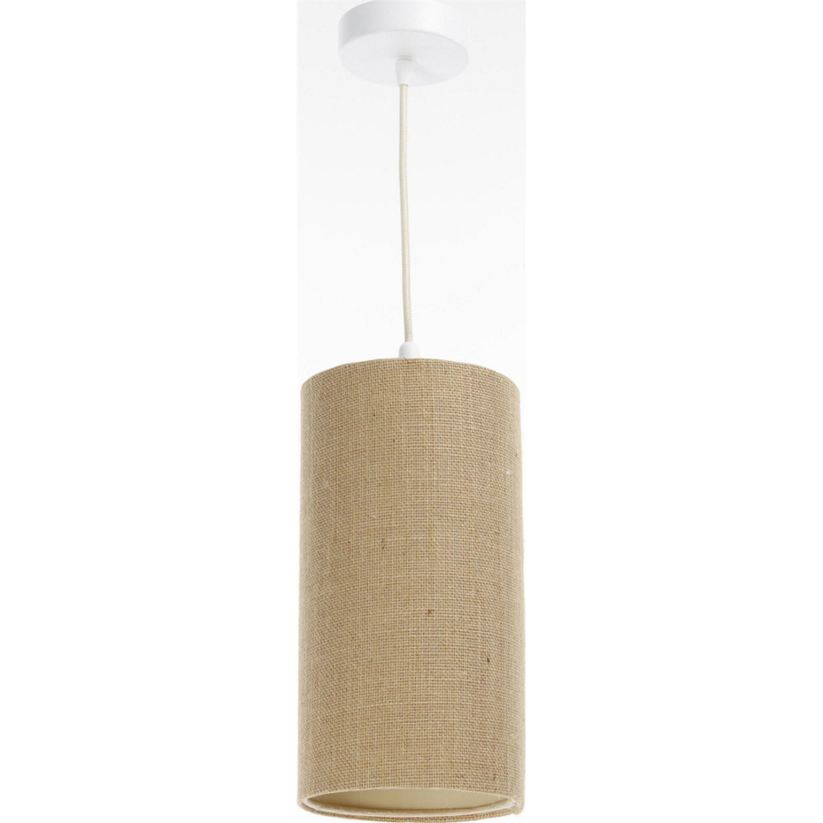 Suspension en lin rond Boho Elegant