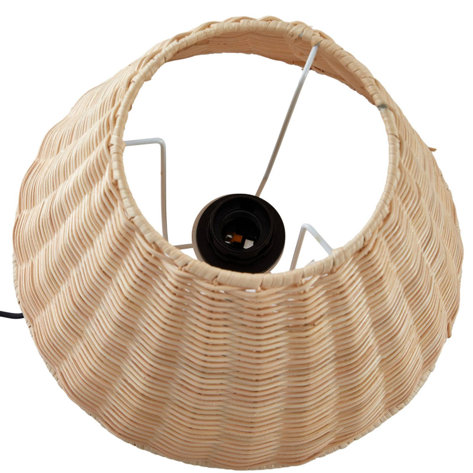Lampe à poser en bois traditionnelle