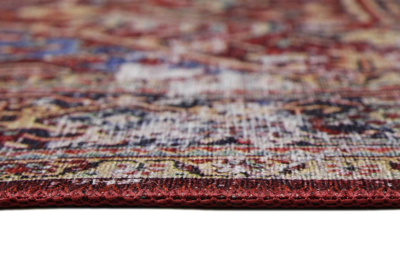 Tapis oriental effet vintage, tissé plat ,  COMO
