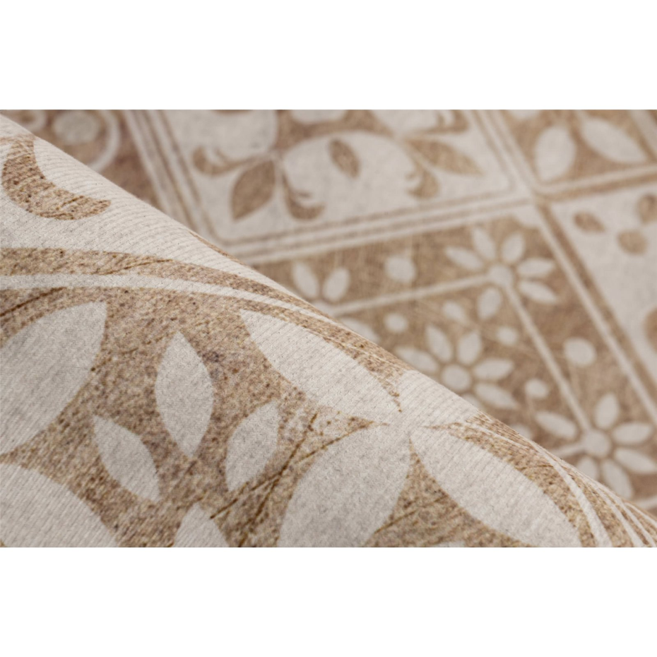 Tapis rectangulaire en polyester à motifs