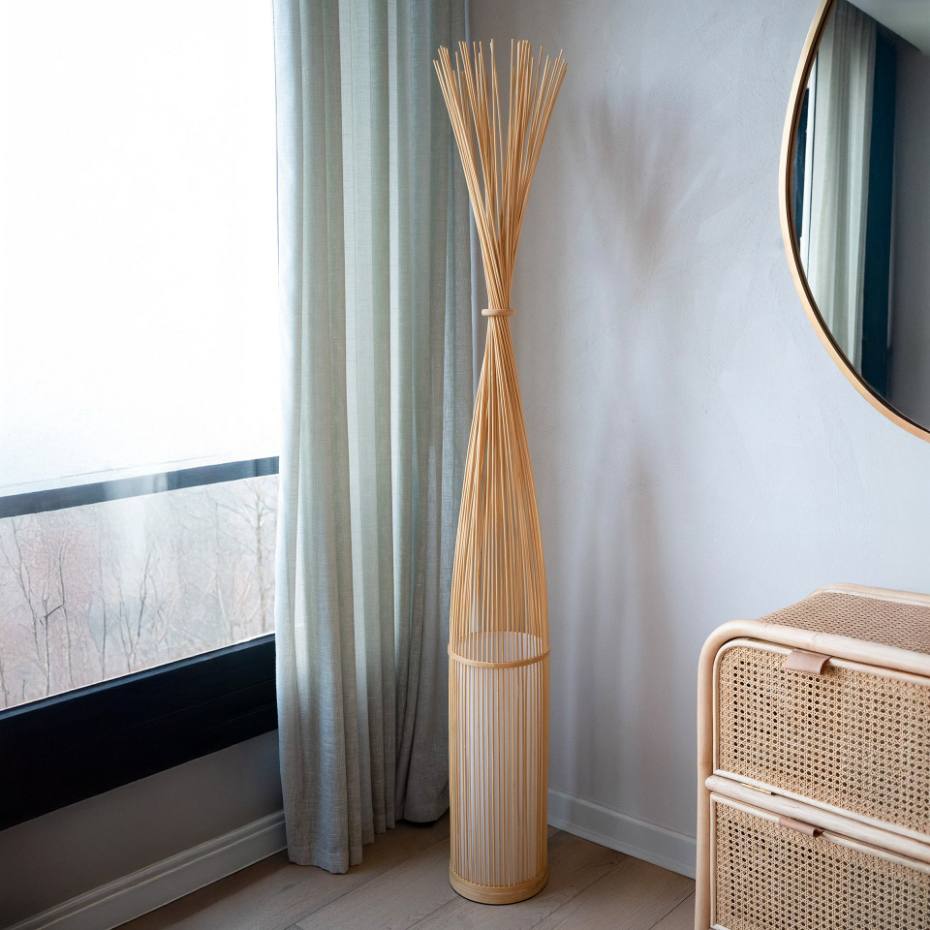Lampadaire en bambou - HURON