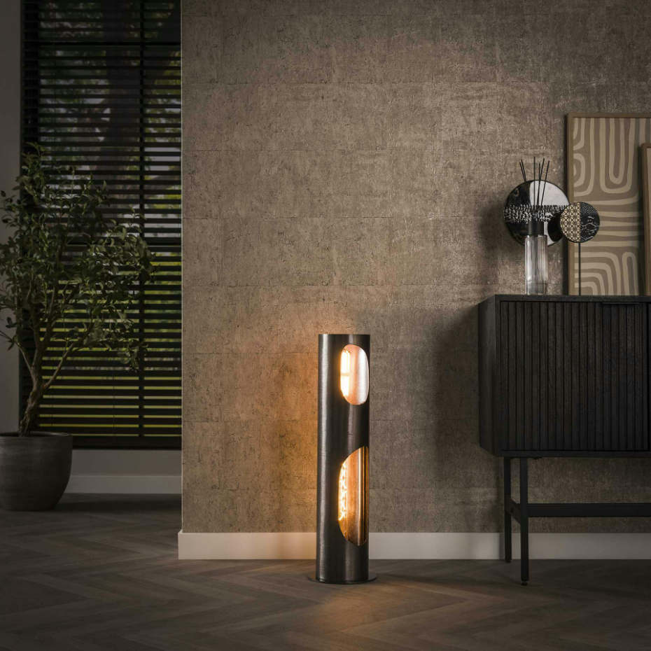 Lampadaire cylindrique ouvert H 71 cm RALF