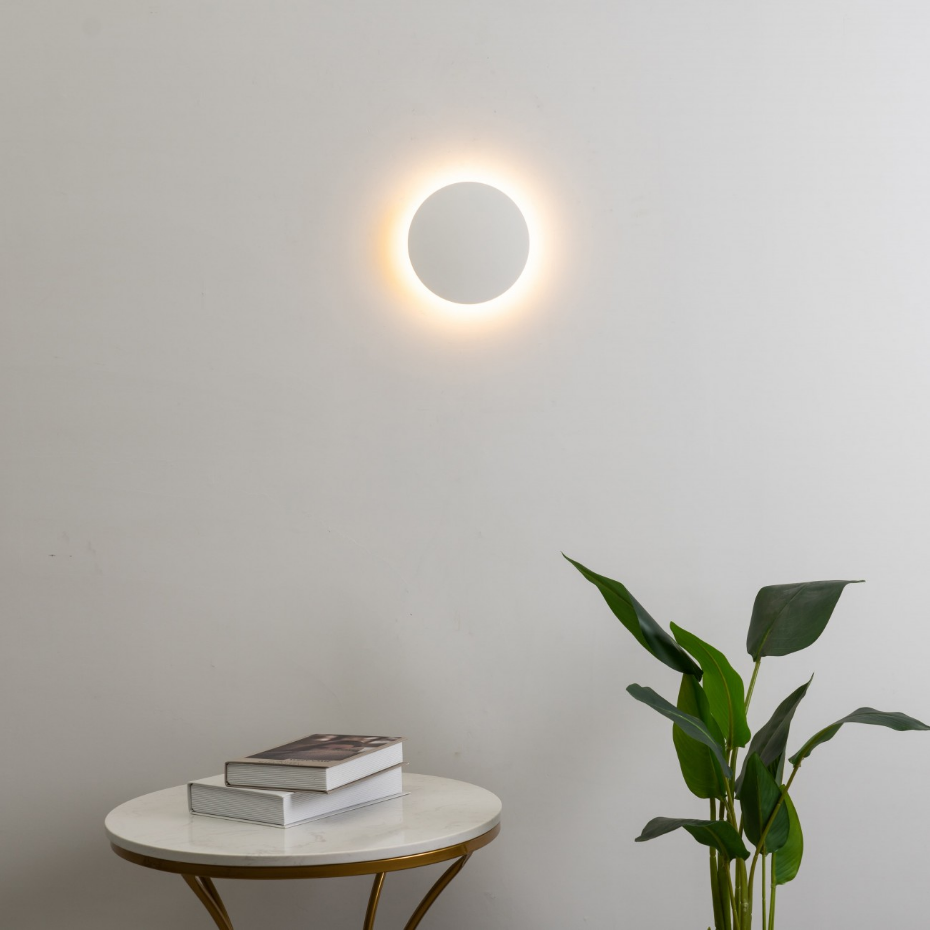 Applique murale ronde et épurée - LUNAR