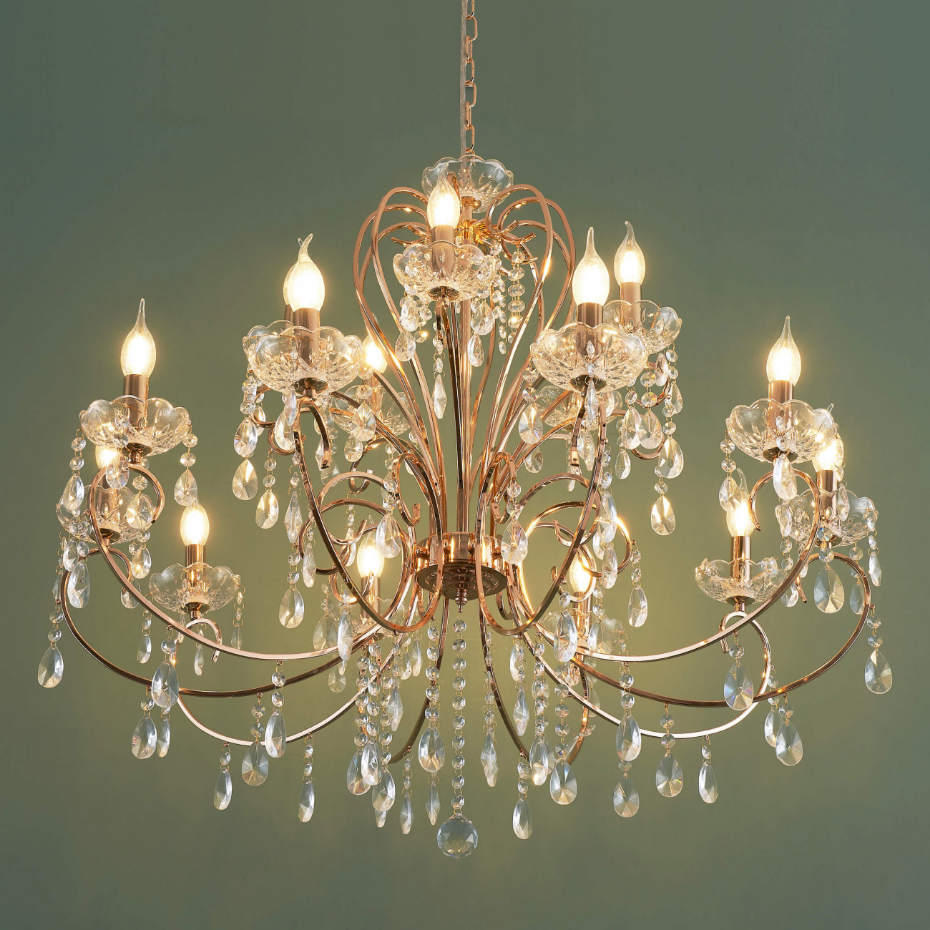 Magnifique lustre en cristal - PAVIA