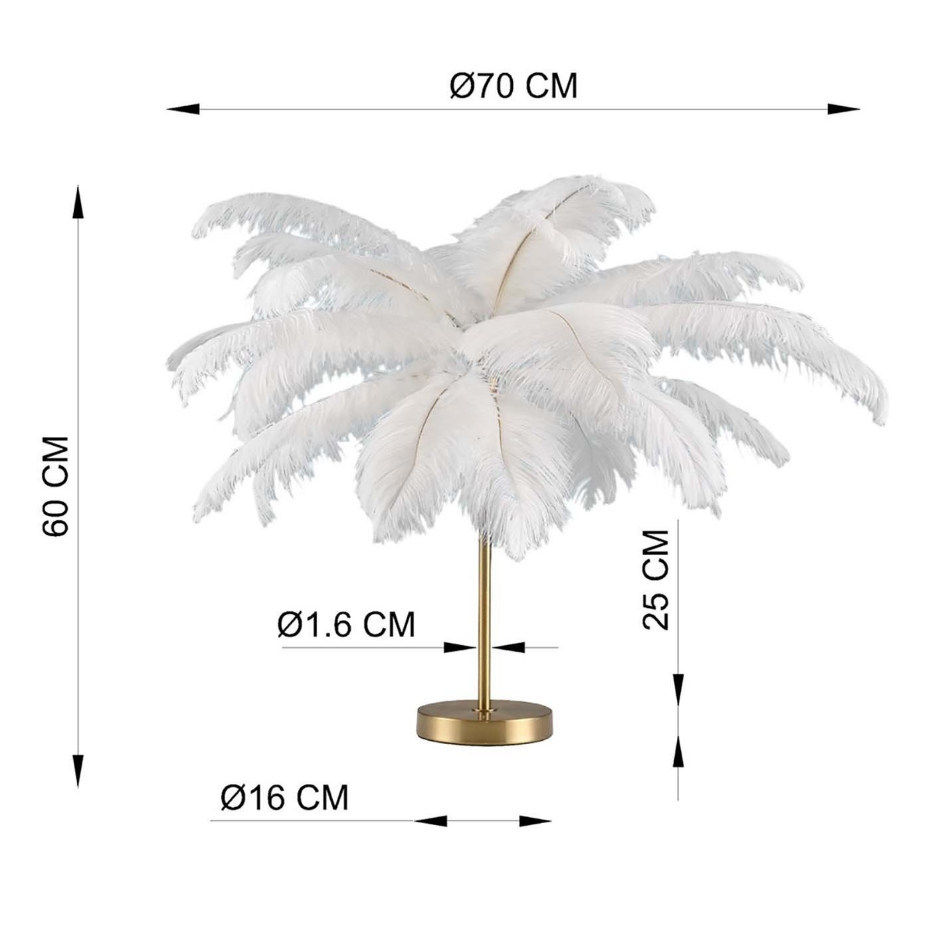 Lampe plumes