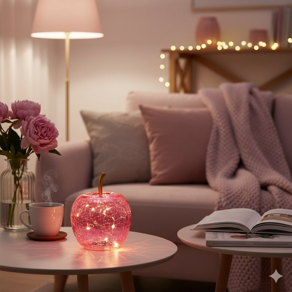 Lampe Pomme lumineuse 10 Led