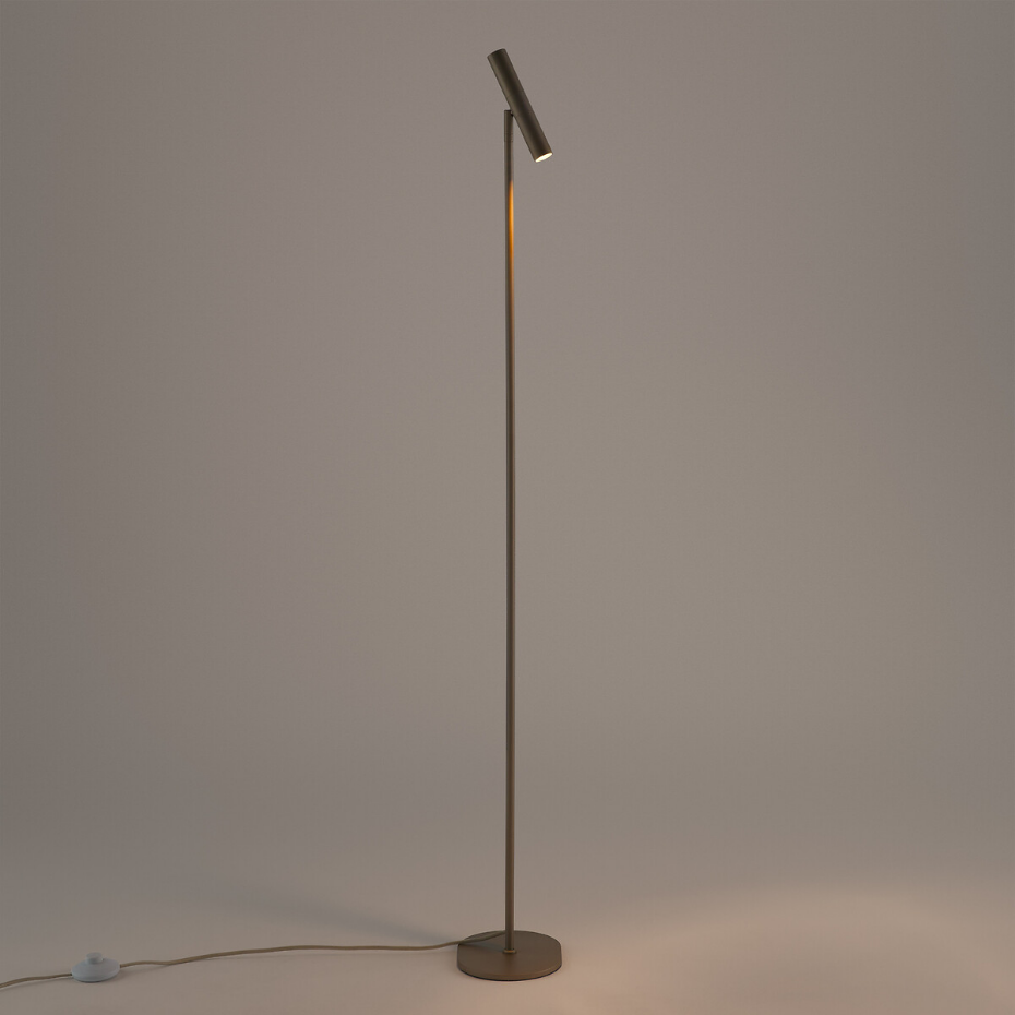 Lampadaire/liseuse orientable en métal fer, Joha