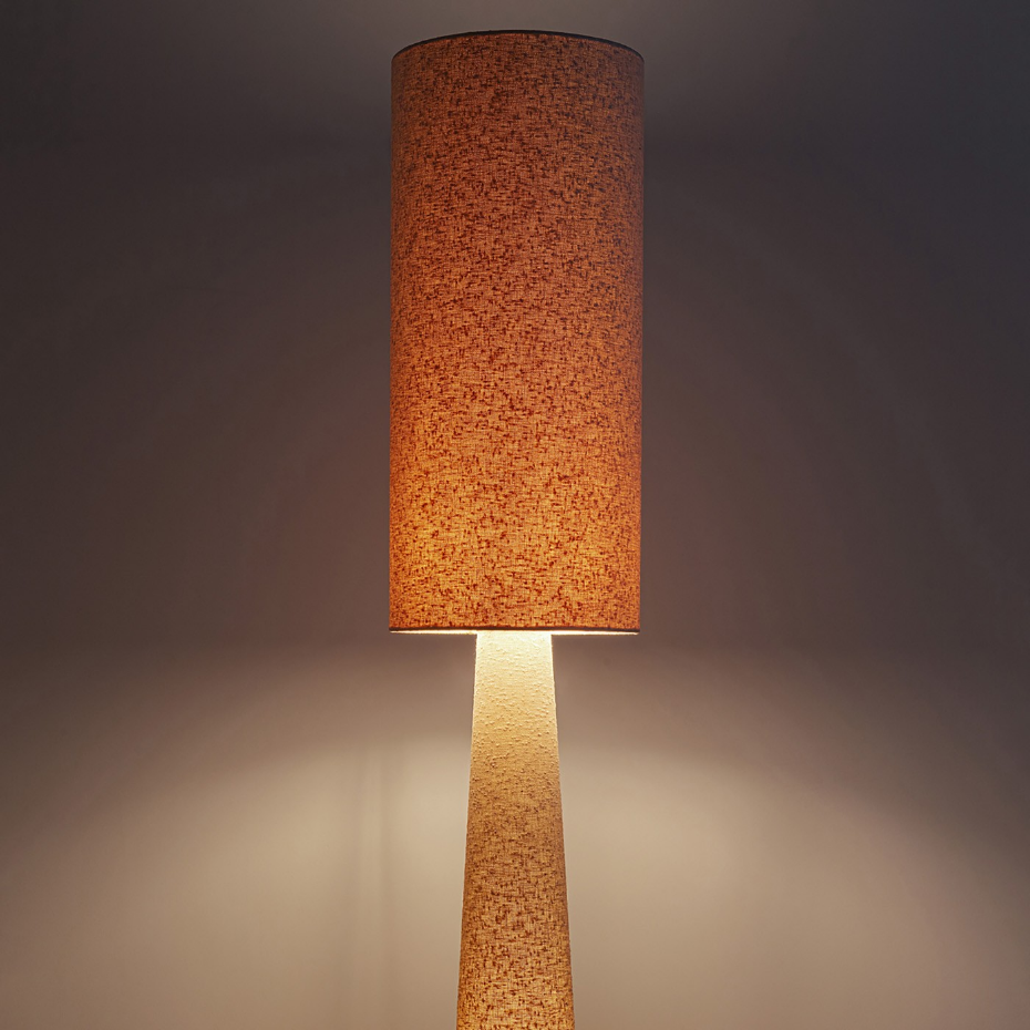 Lampadaire en lin bouclé 190cm, MARLEEN