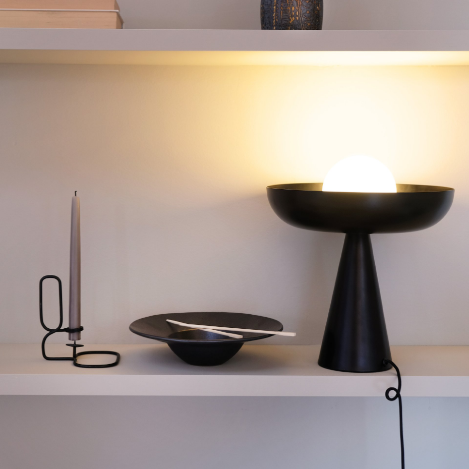 Lampe à poser en Métal et verre  AVA