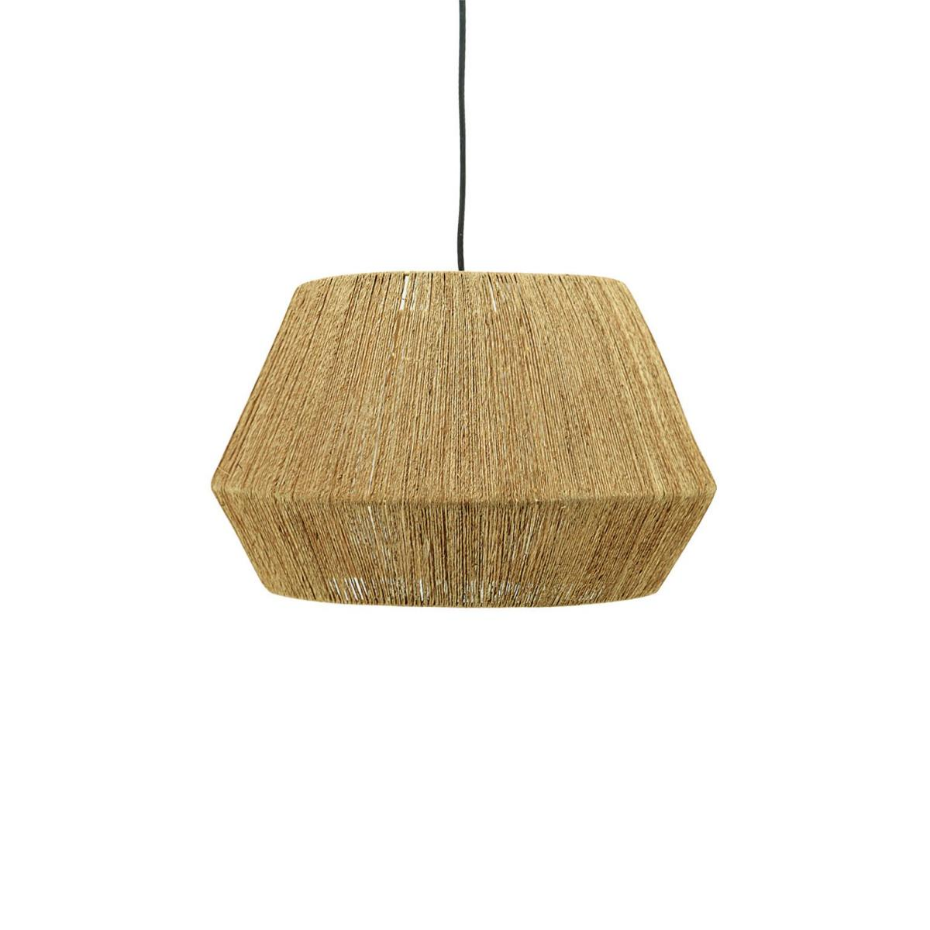 Abat-jour à suspendre en jute naturel Diamètre 50 cm