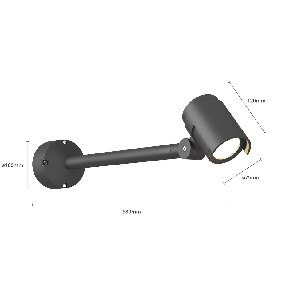 Luminaire extérieur en aluminium moderneLED