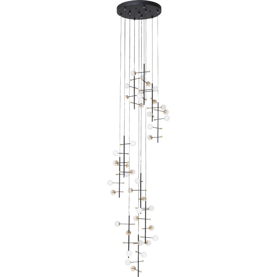 Suspension en acrylique et acier, TRAPEZ