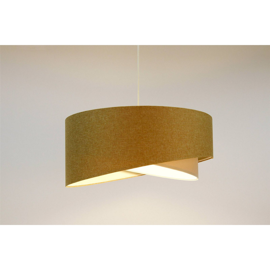 Suspension en lin rond Boho