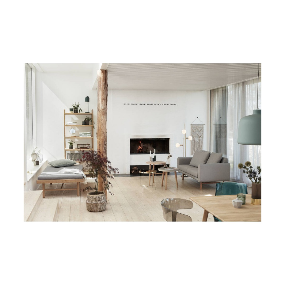 Lampe sur pied en verre et fer BALANCE