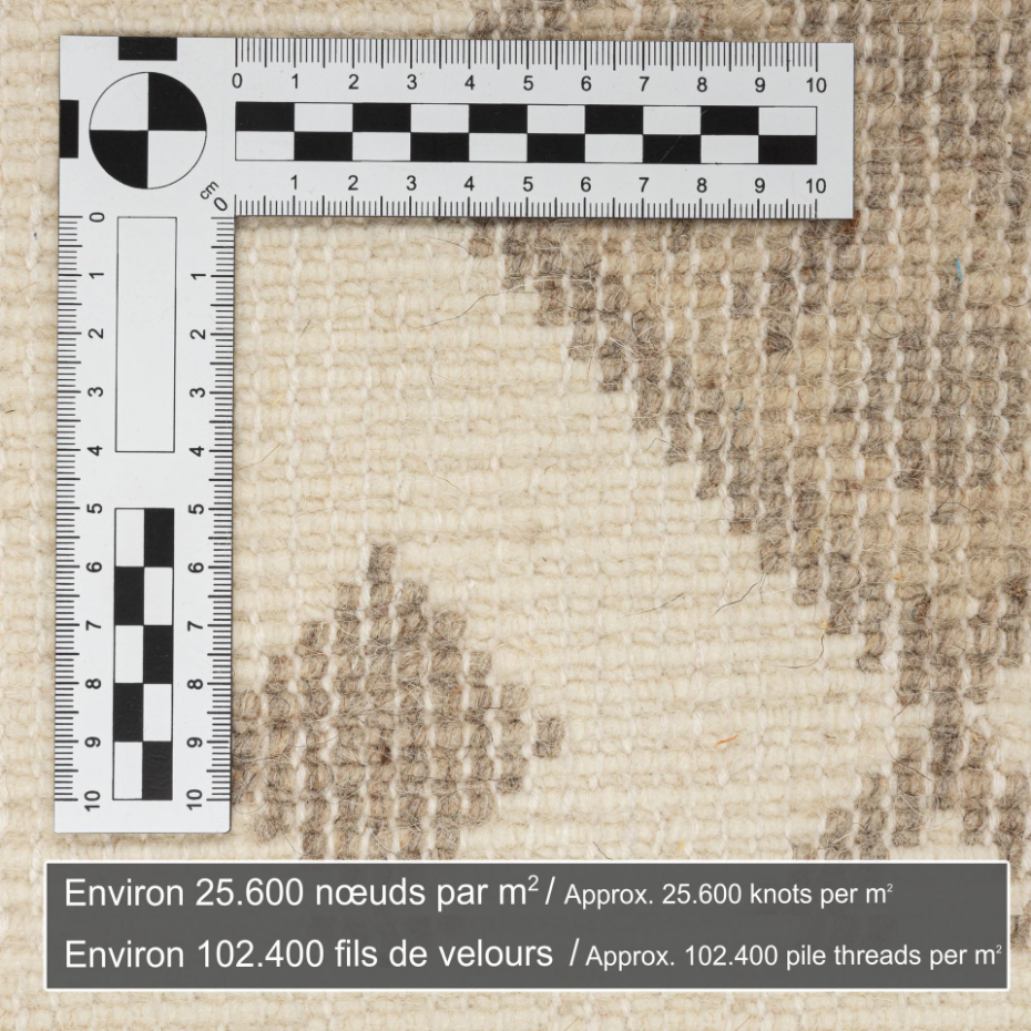 Tapis berbère marocain en laine vierge noué à la main - Taza Royal