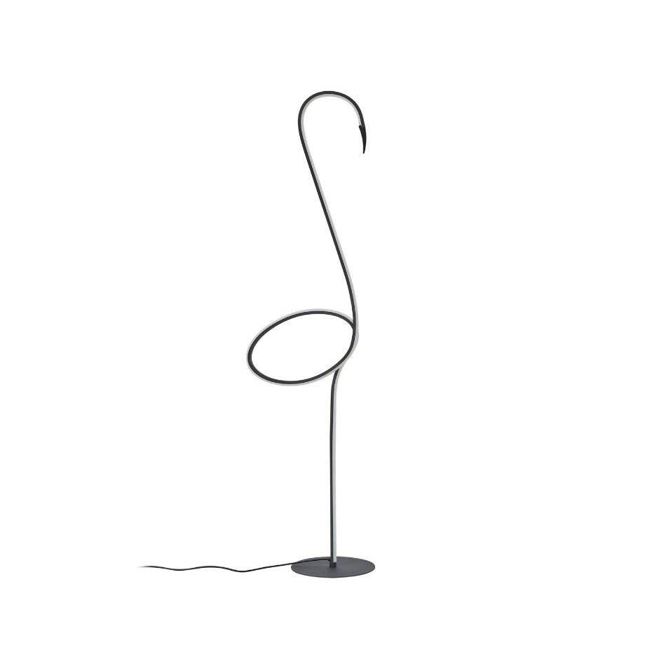 Lampadaire en métal moderneLED, Pajaro