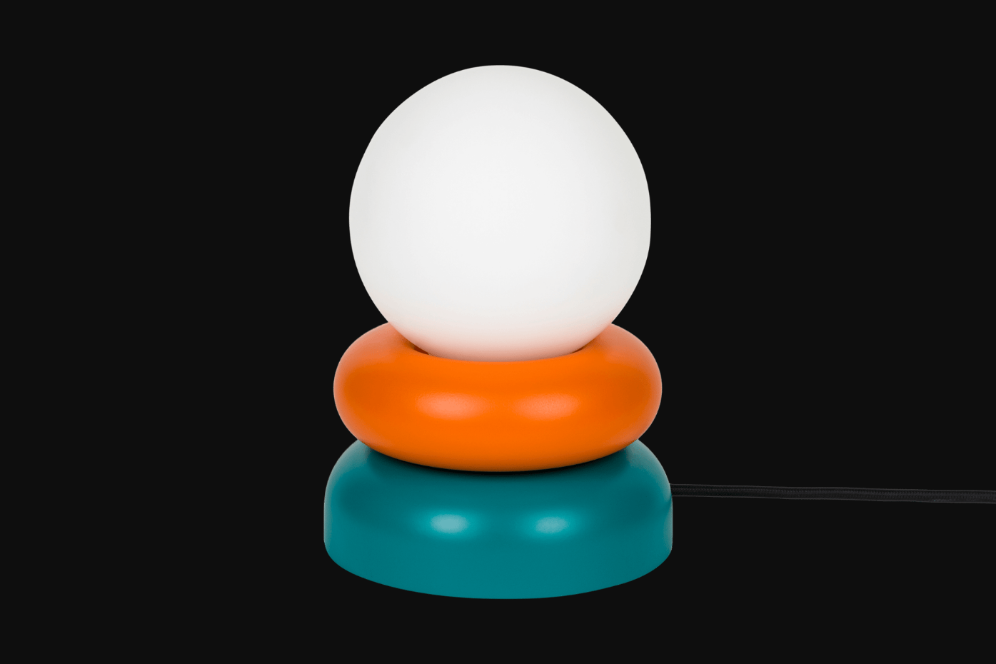 Lampe de table en bois massif OTEM