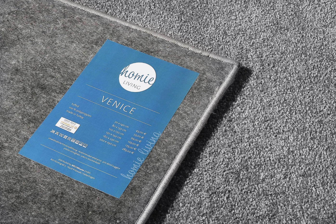 Tapis doux à poils ras ,  VENICE