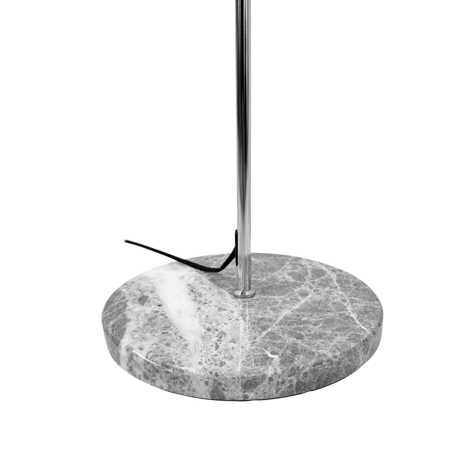 Lampadaire Stockholm chrome, marbre