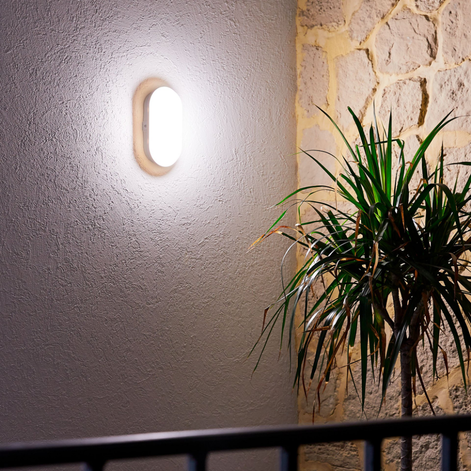 Applique LED IP65 ovale, EZY