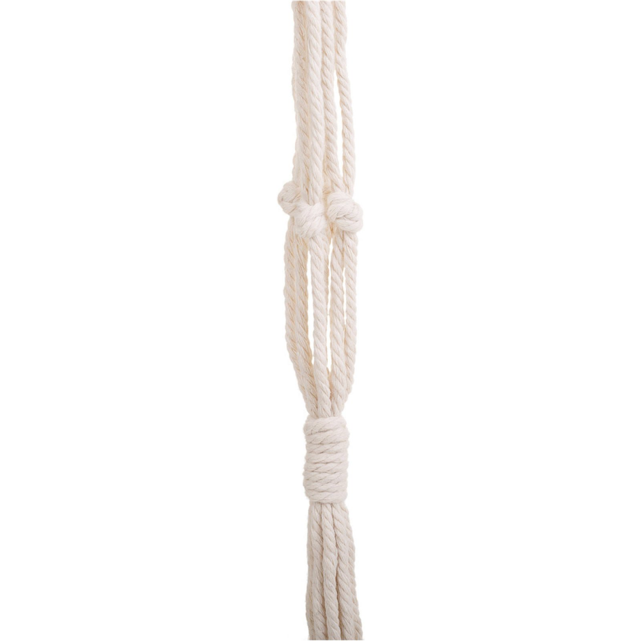 Suspension ronde en fibre naturelle