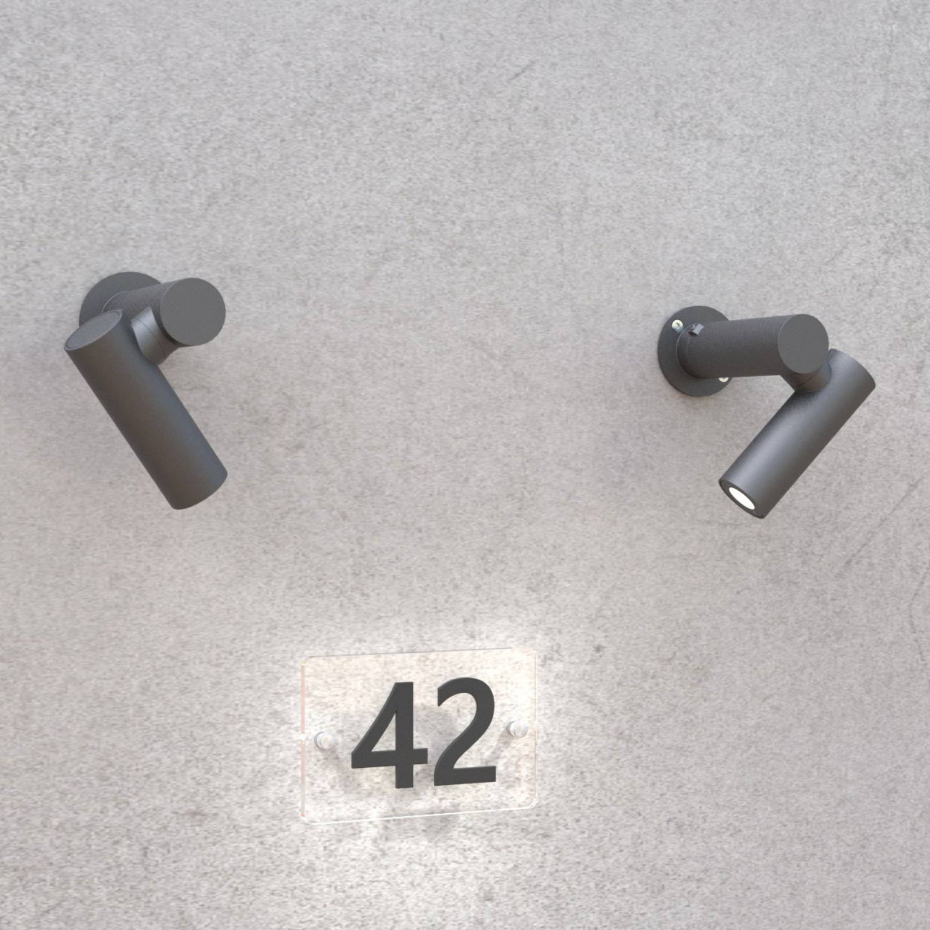 Luminaire extérieur en aluminium moderneLED