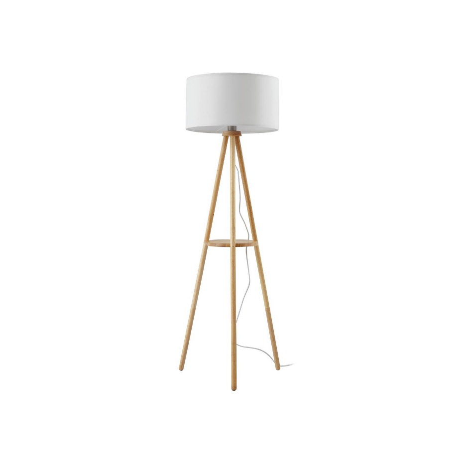 Lampadaire en bois traditionnel, Adamio