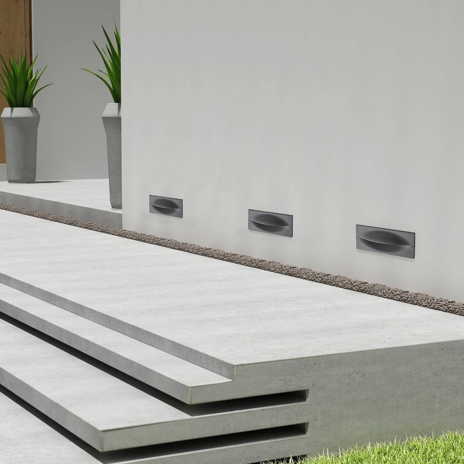 Applique extérieure en aluminium moderneLED