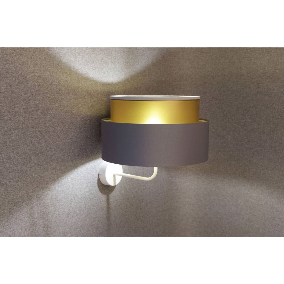 Applique murale ronde en plastique Duo ellegant
