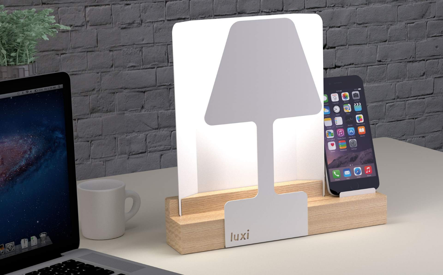 Lampe design en métal