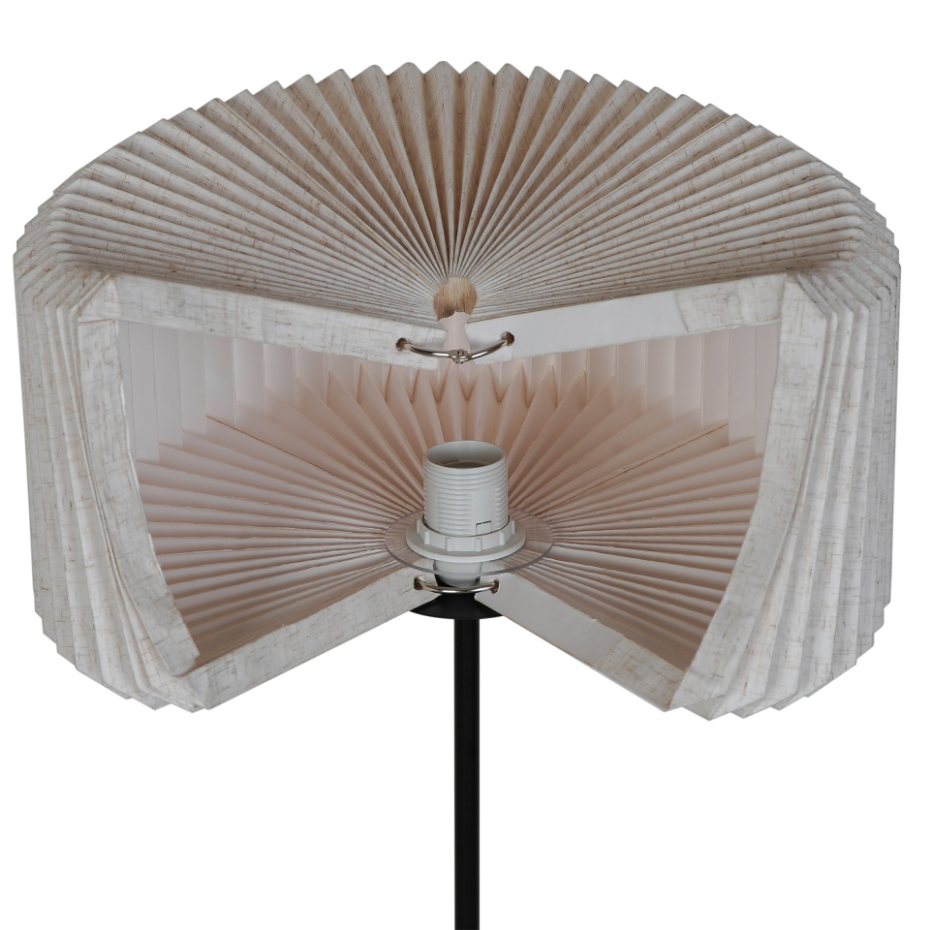Lampadaire Vivienne  Métal Noir ,  H. 152 - IP20 - E27 /  Nordlux Intérieur