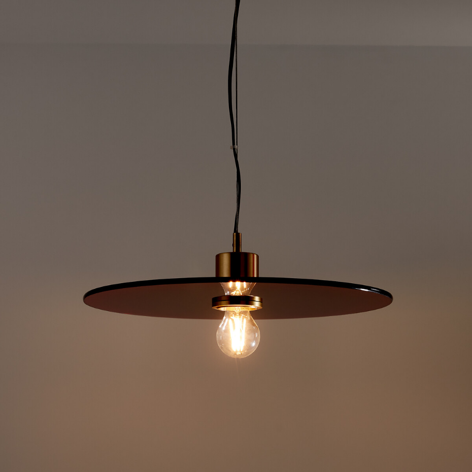 Suspension en verre coloré Ø42,5 cm, Mora