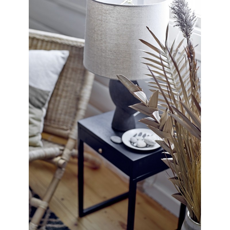 Lampe à poser grès lin  Sergio