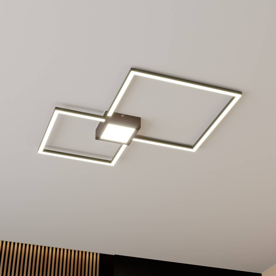 Plafonnier en aluminium moderneLED, Duetto