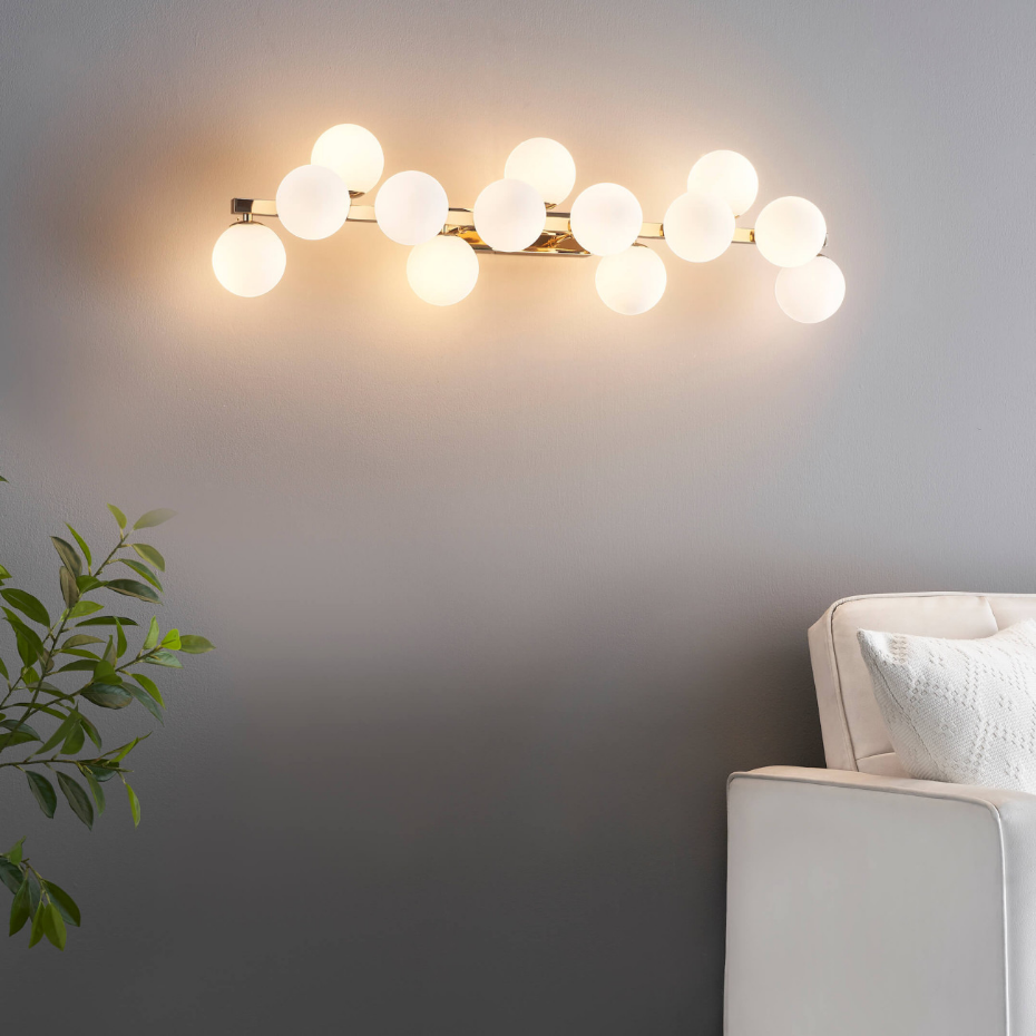 Longue Applique avec 13 Verres – AMBROSIA