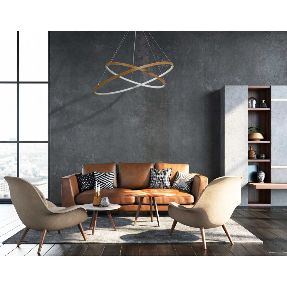 Suspension aspect cuir, APOLLON