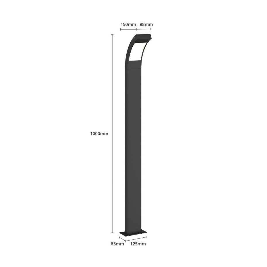 Luminaire extérieur en aluminium moderneLED