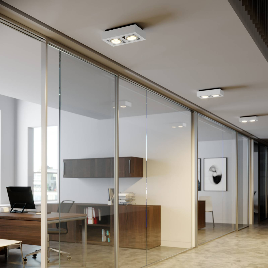 Plafonnier en aluminium moderne, Ronka