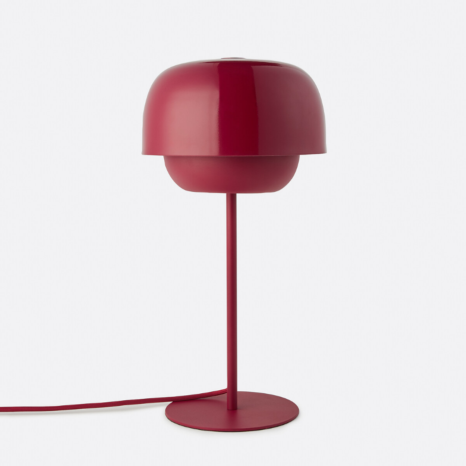 Lampe en métal fer coloré, Kinoko