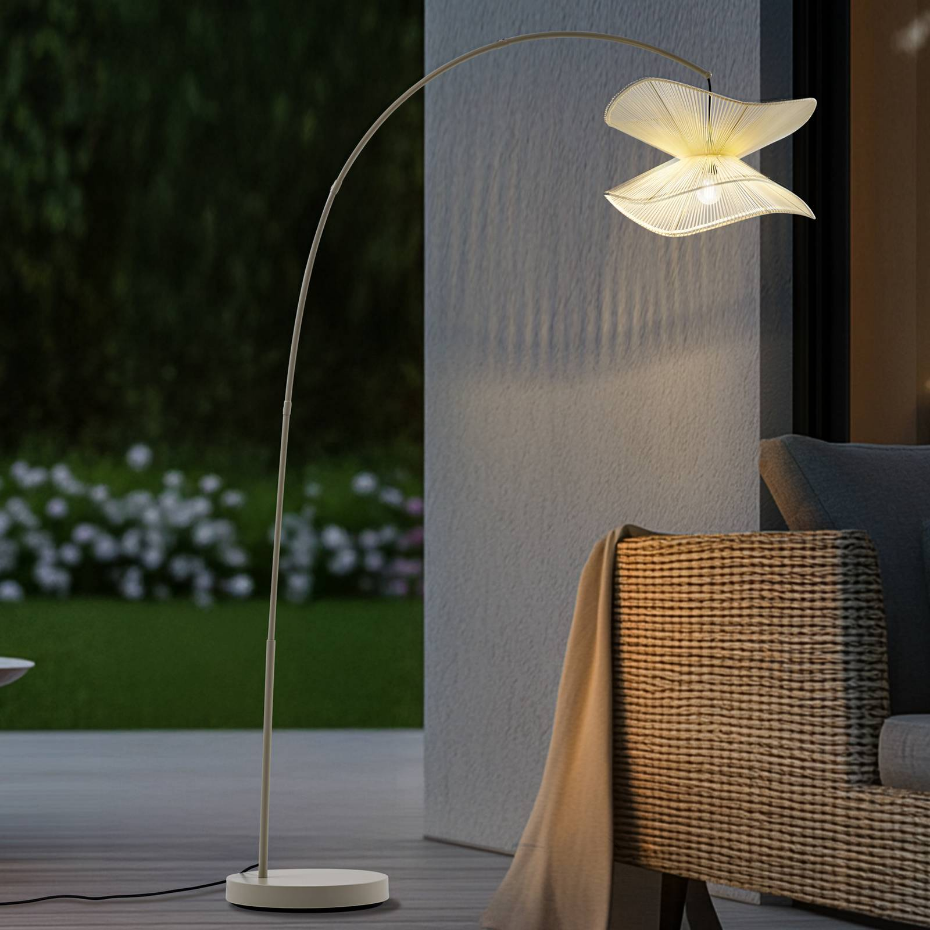 Luminaire de terrasse en textile moderne