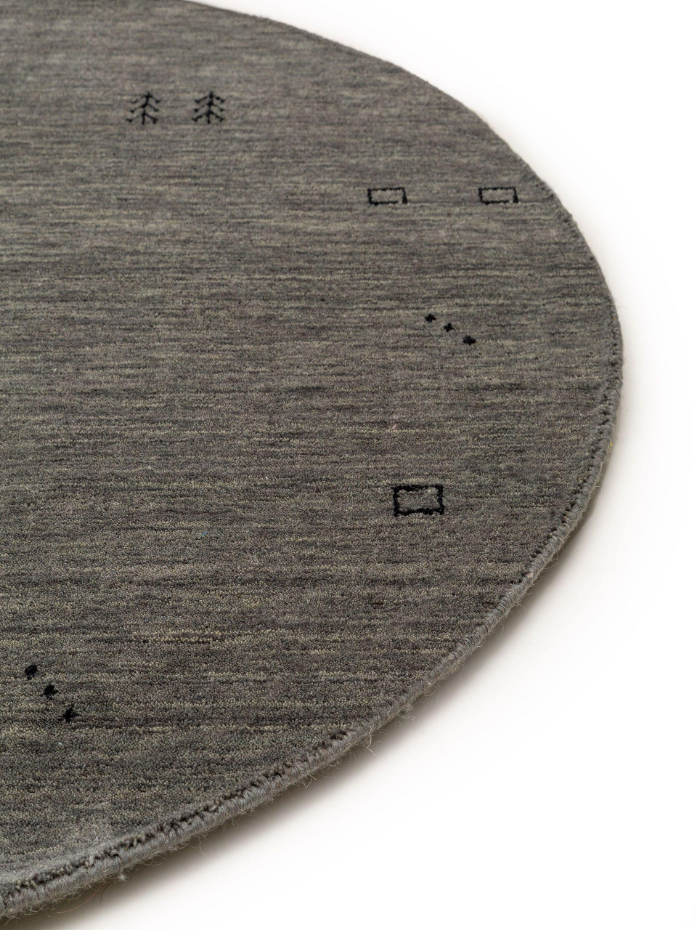 Tapis rond en laine tissé main JAMAL