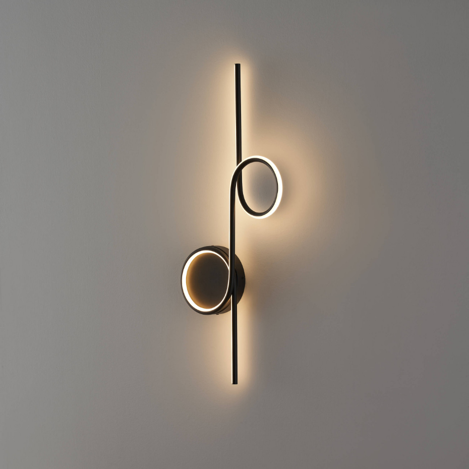 Applique LED design à deux boucles - CELI