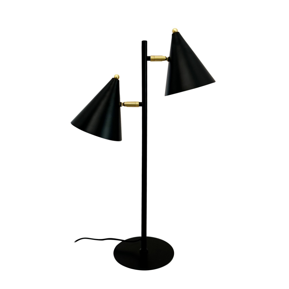 Lampe à poser en Métal noir Rouen