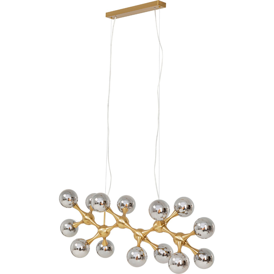 Suspension 14 abat-jours en verre, ATOMIC BALLS