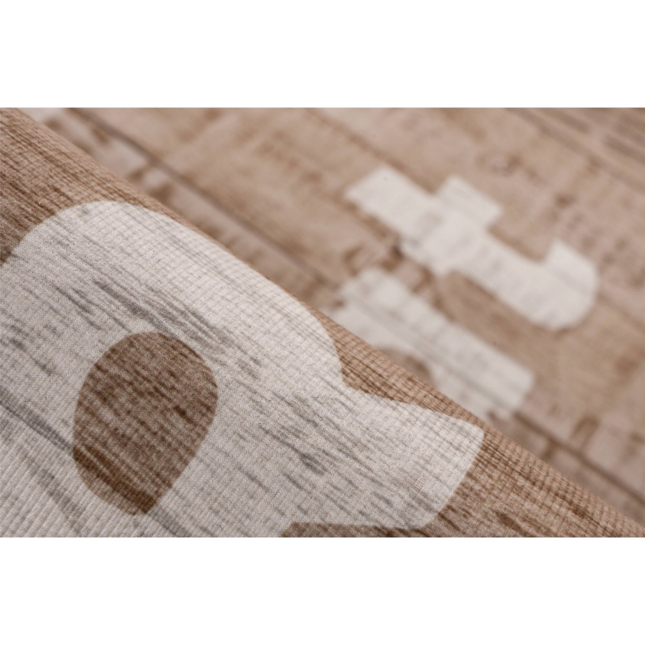 Tapis de couloir en polyester rectangulaire