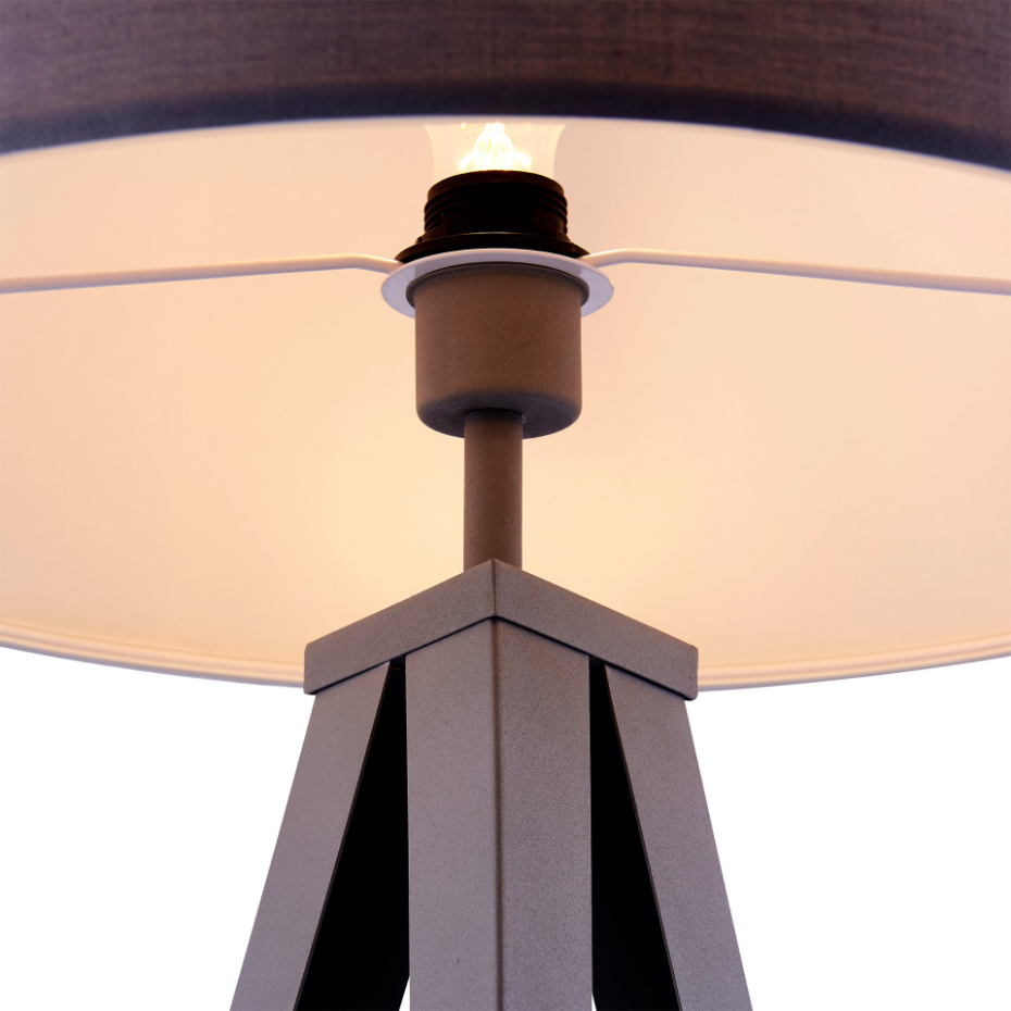 Lampadaire Intérieur Trépied Métal ROMANZA